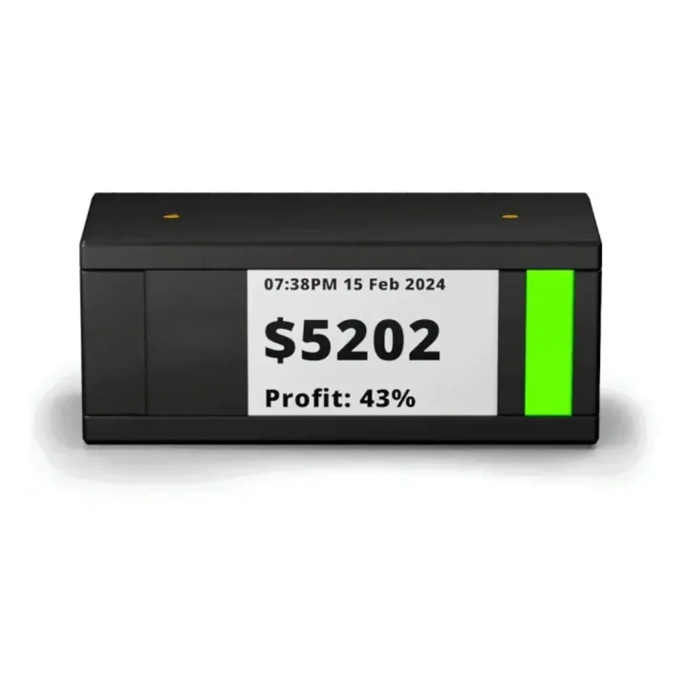 Minimalist E-Ink Finance Screen – Live Market Data for Serious Investors