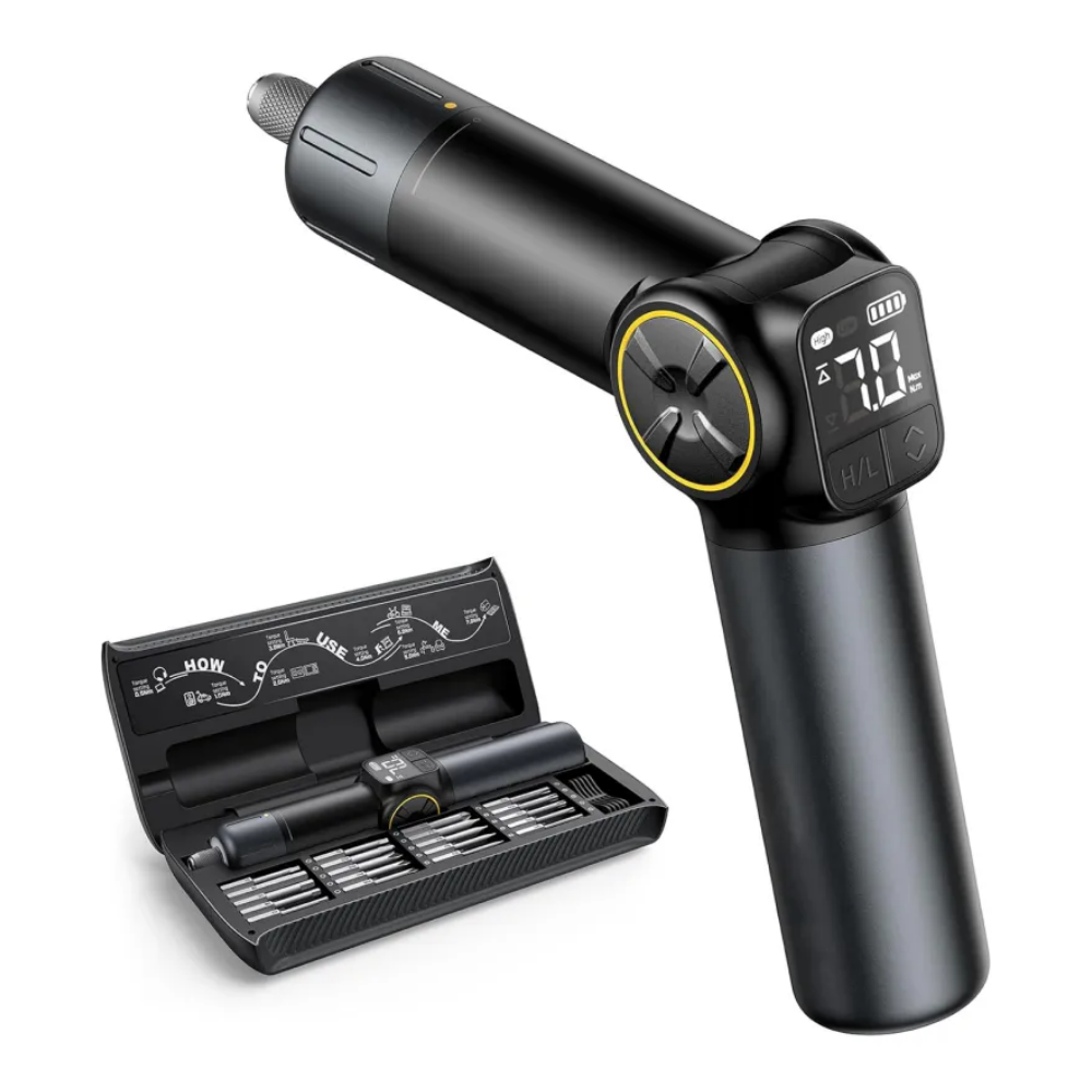 Pivot Handle Screwdriver – 7N·m Torque & Adjustable Speed for Comfortable DIY Work