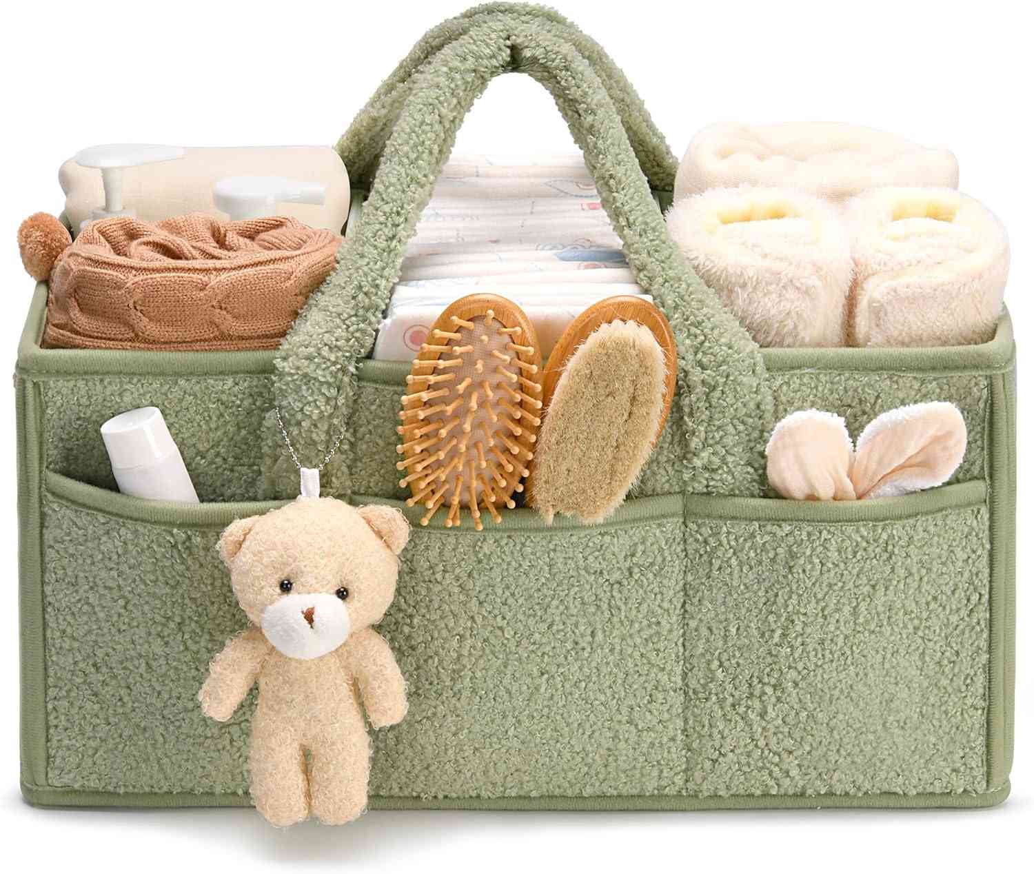 Portable Diaper Caddy - Nursery & Car Storage Organizer