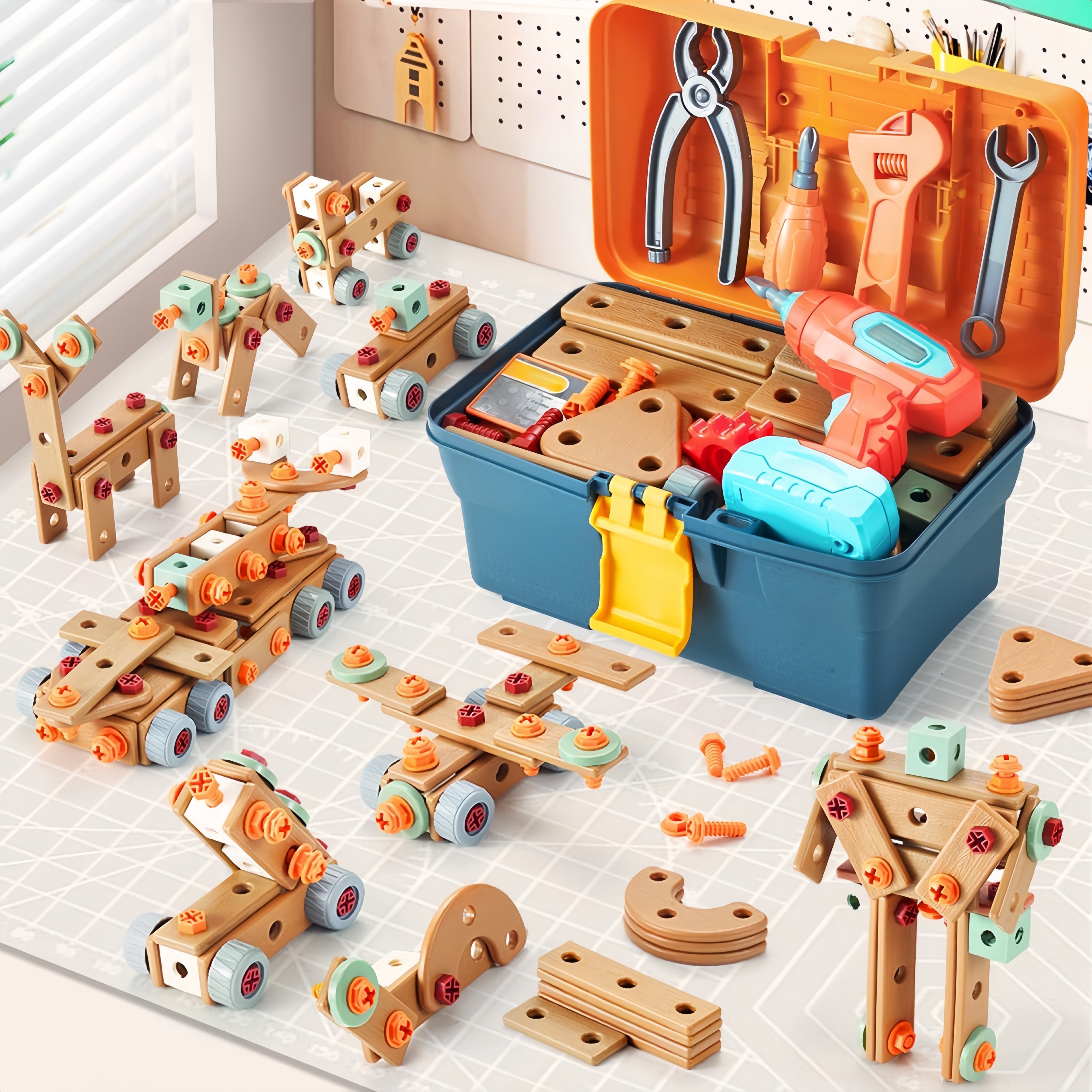 148 PCS Kids Tool Kit with Drill – Engaging STEM Learning