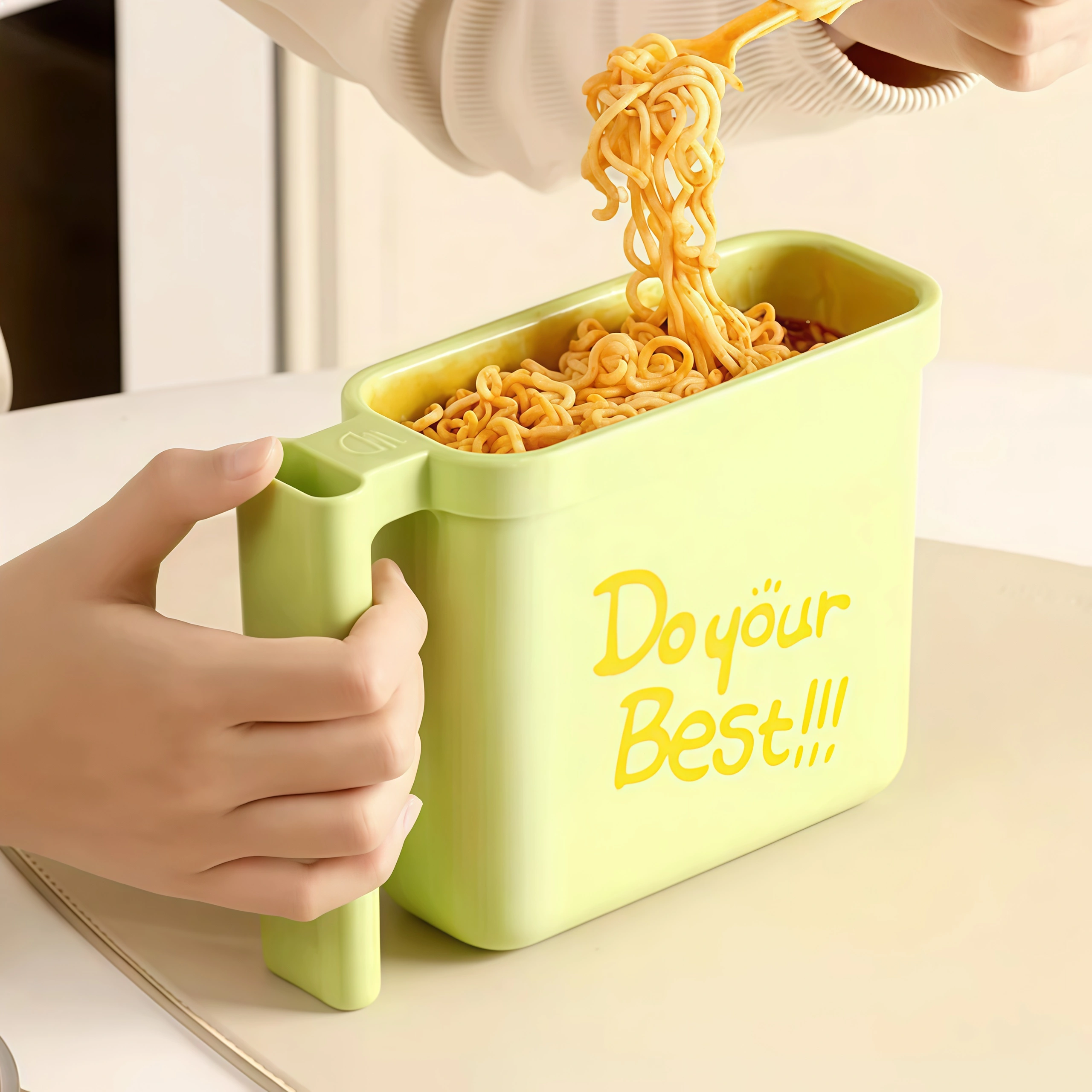Funny Instant Noodle Bowl