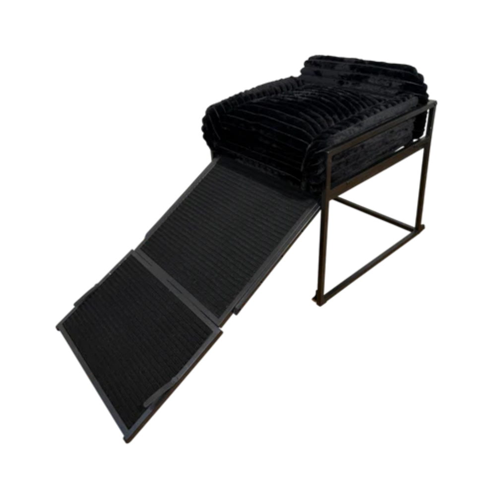 Pet Office Chair with Built-In Ramp – Joint-Friendly Elevated Comfort