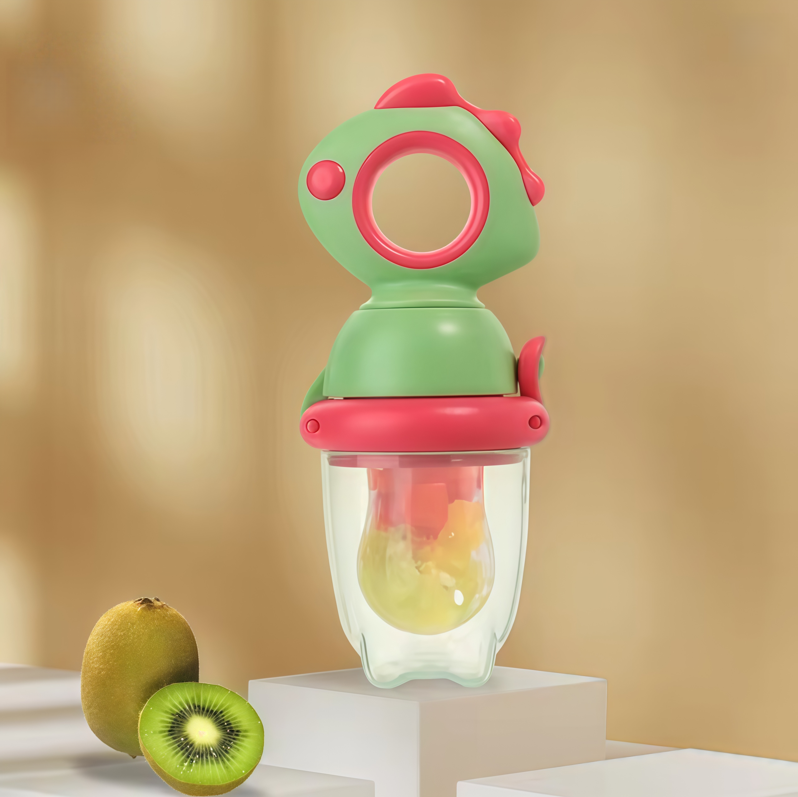 Three types of baby food nipples are available