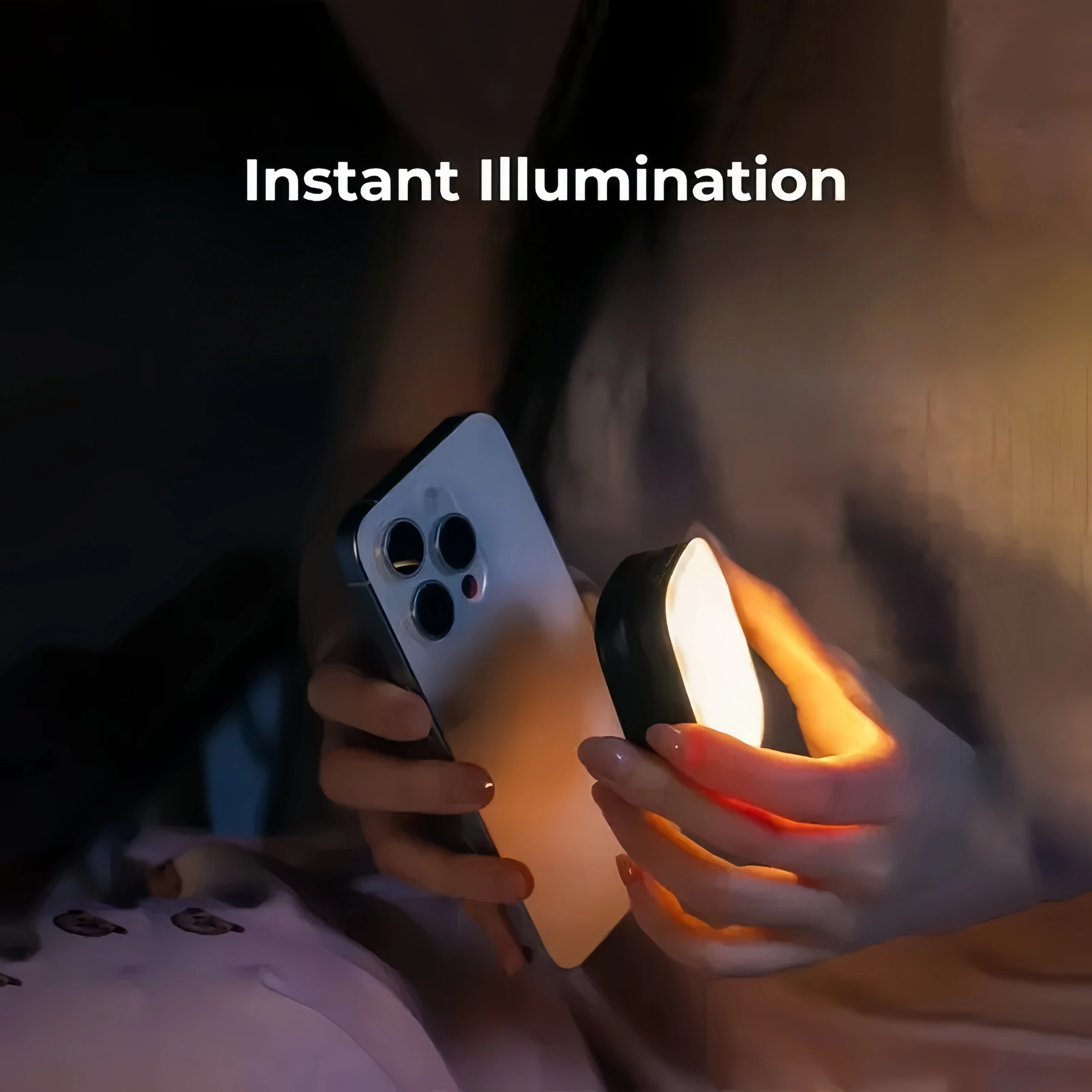 Magnetic Selfie Ring Light – Pocket-Size Phone Lighting with Mirror