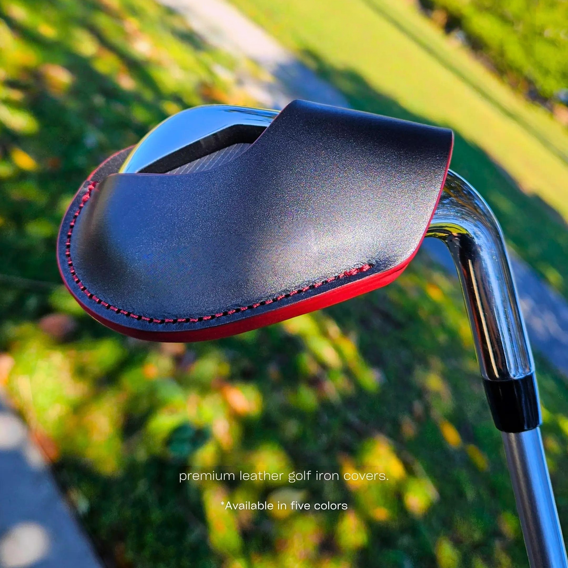 Leather Magnetic Iron Headcover – Premium Protection with Timeless Style