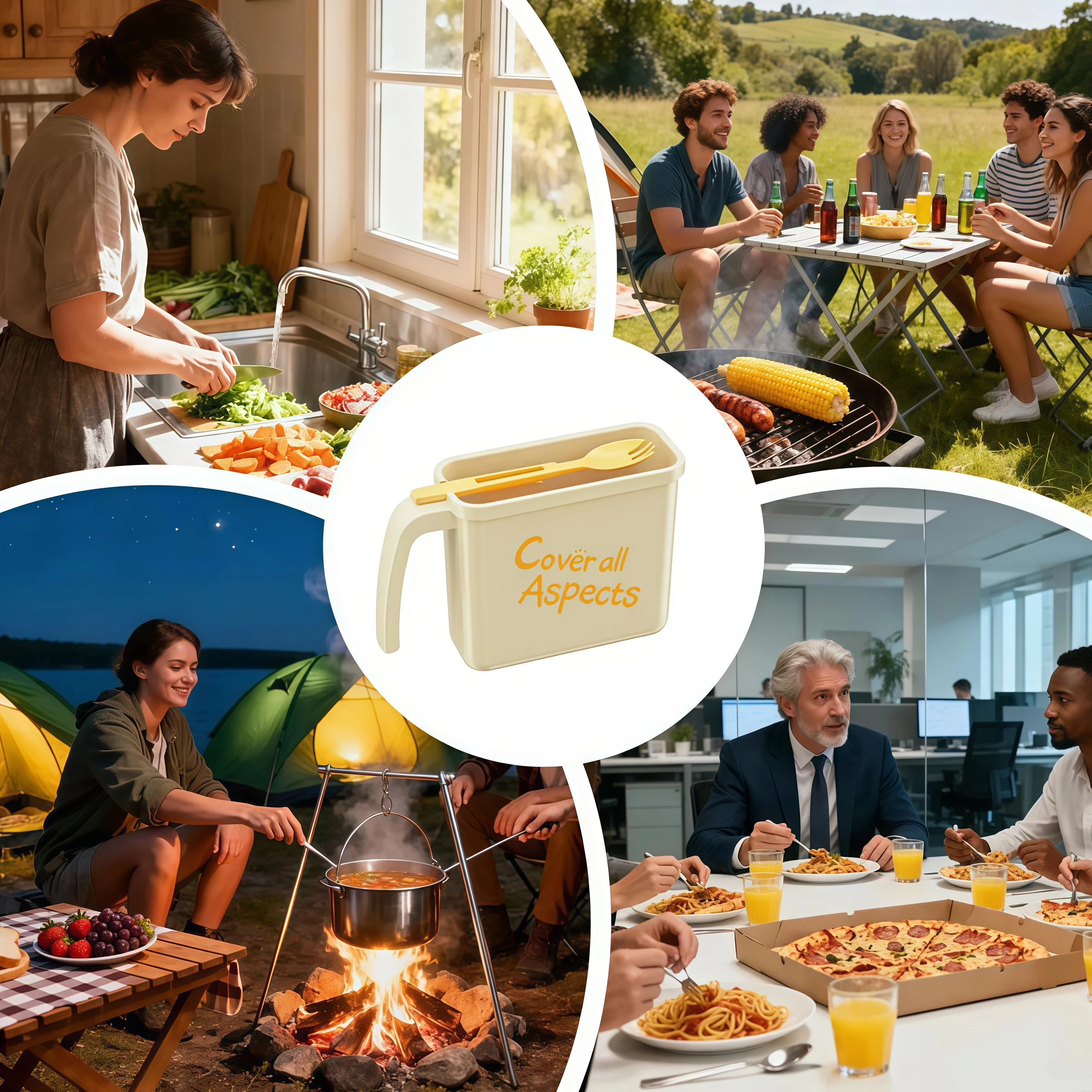 Funny Instant Noodle Bowl