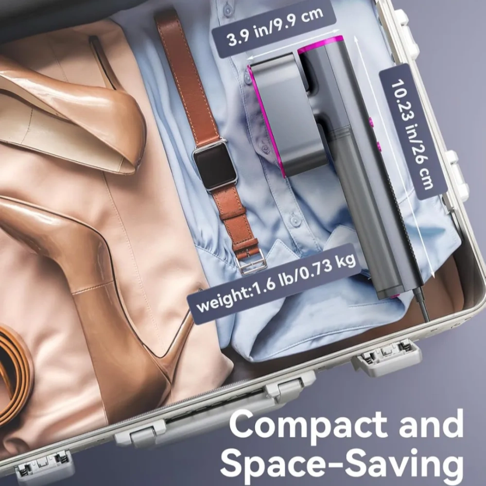 Travel Steam Iron – Wrinkle-Free in 15 Seconds Anywhere