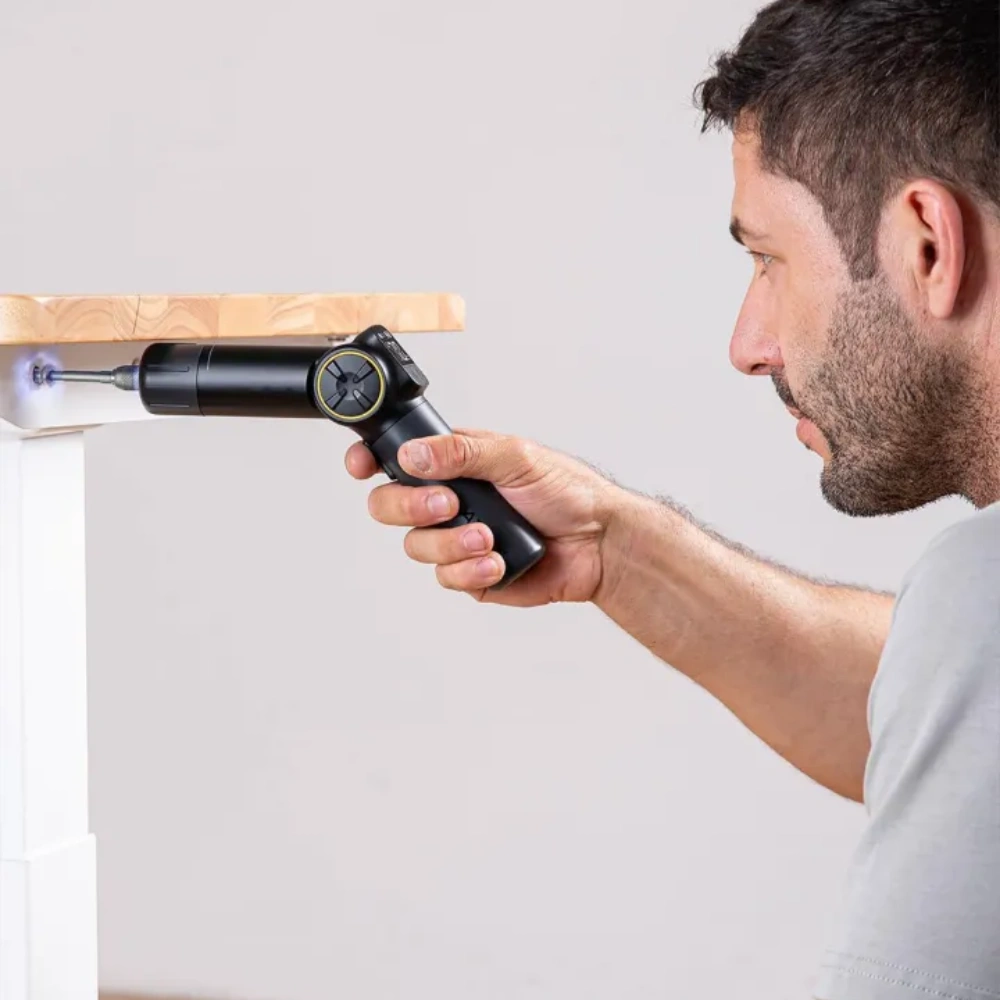 Pivot Handle Screwdriver – 7N·m Torque & Adjustable Speed for Comfortable DIY Work