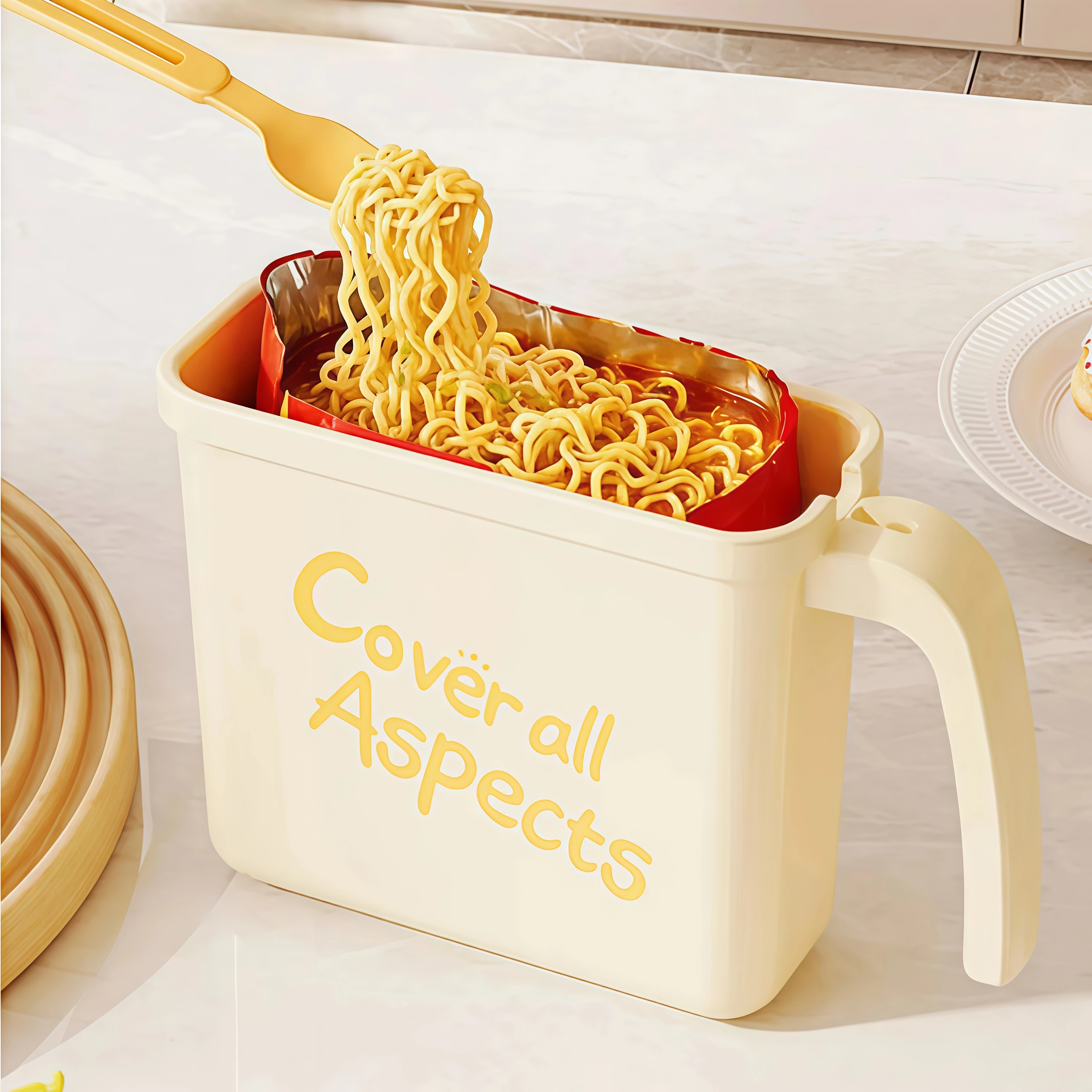 Funny Instant Noodle Bowl