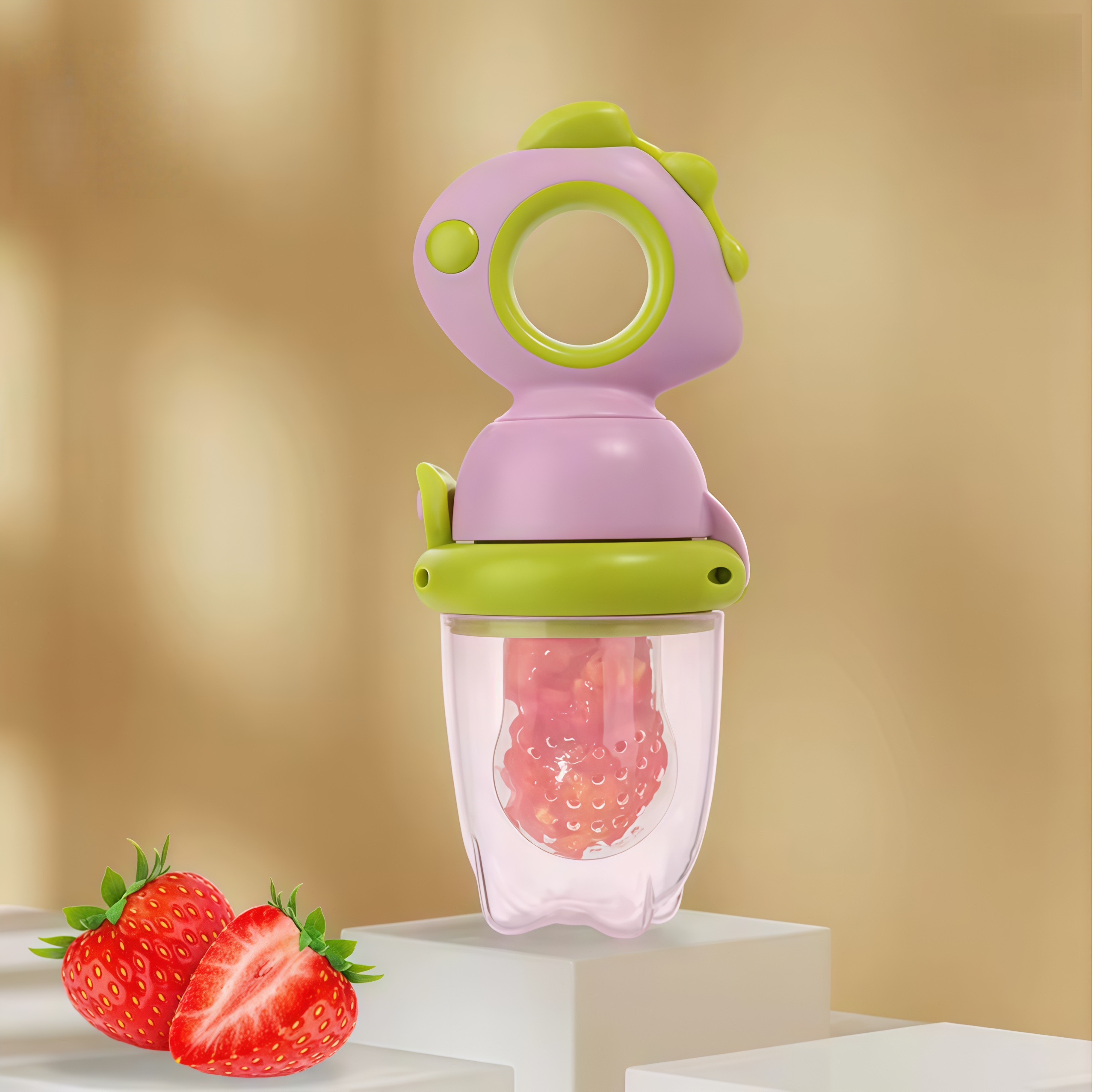 Three types of baby food nipples are available