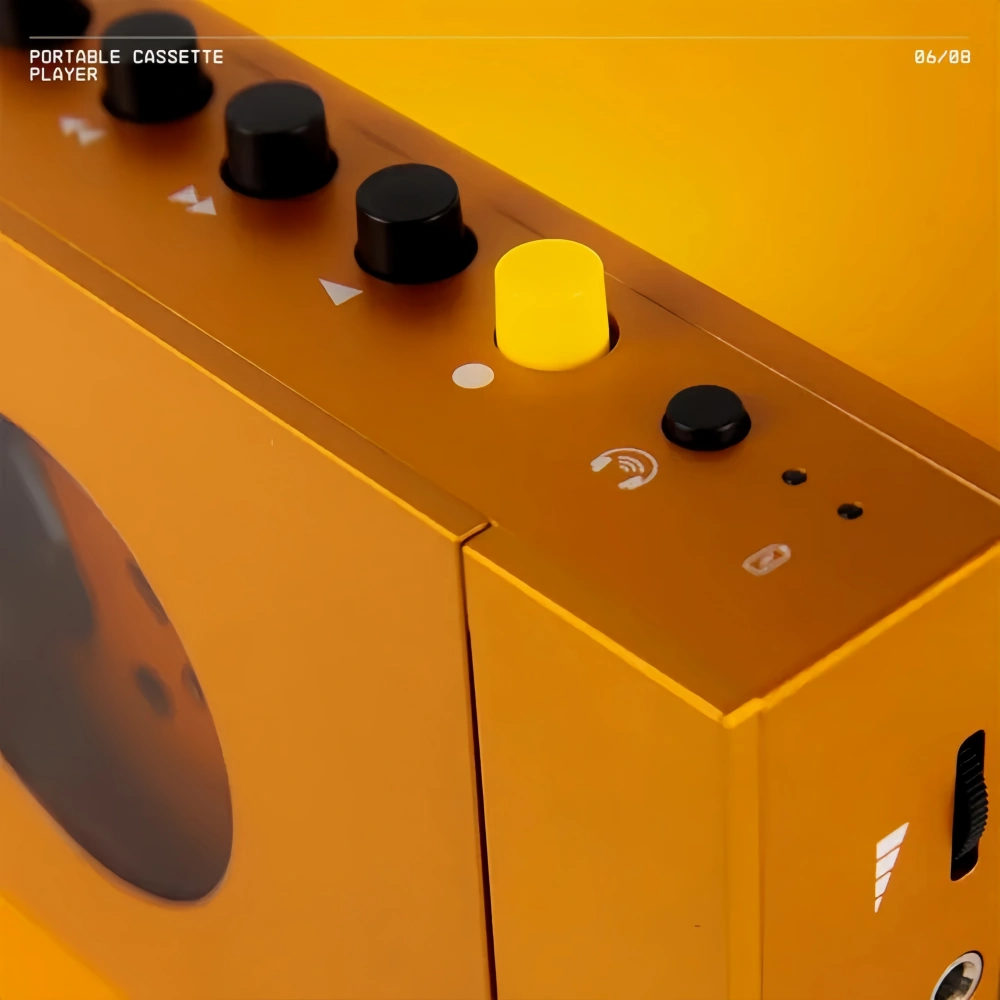 Portable Cassette Player – Record Your Own Mixtapes & Enjoy Wireless Bluetooth Playback Anytime