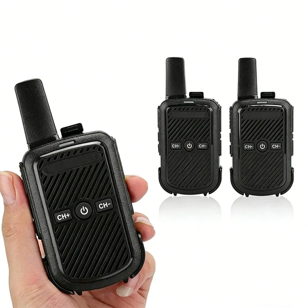 Two-Way Radio Set – With USB Charger, Ideal for Short Trips, Camping, Hiking, and More