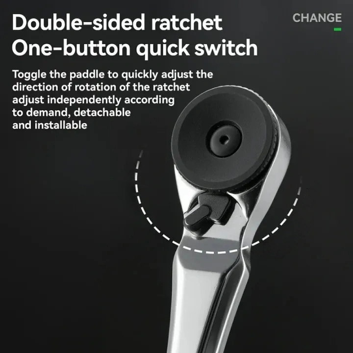 Bicycle Ratchet Wrench Repair Set – Mini Portable Multi-Tool Kit