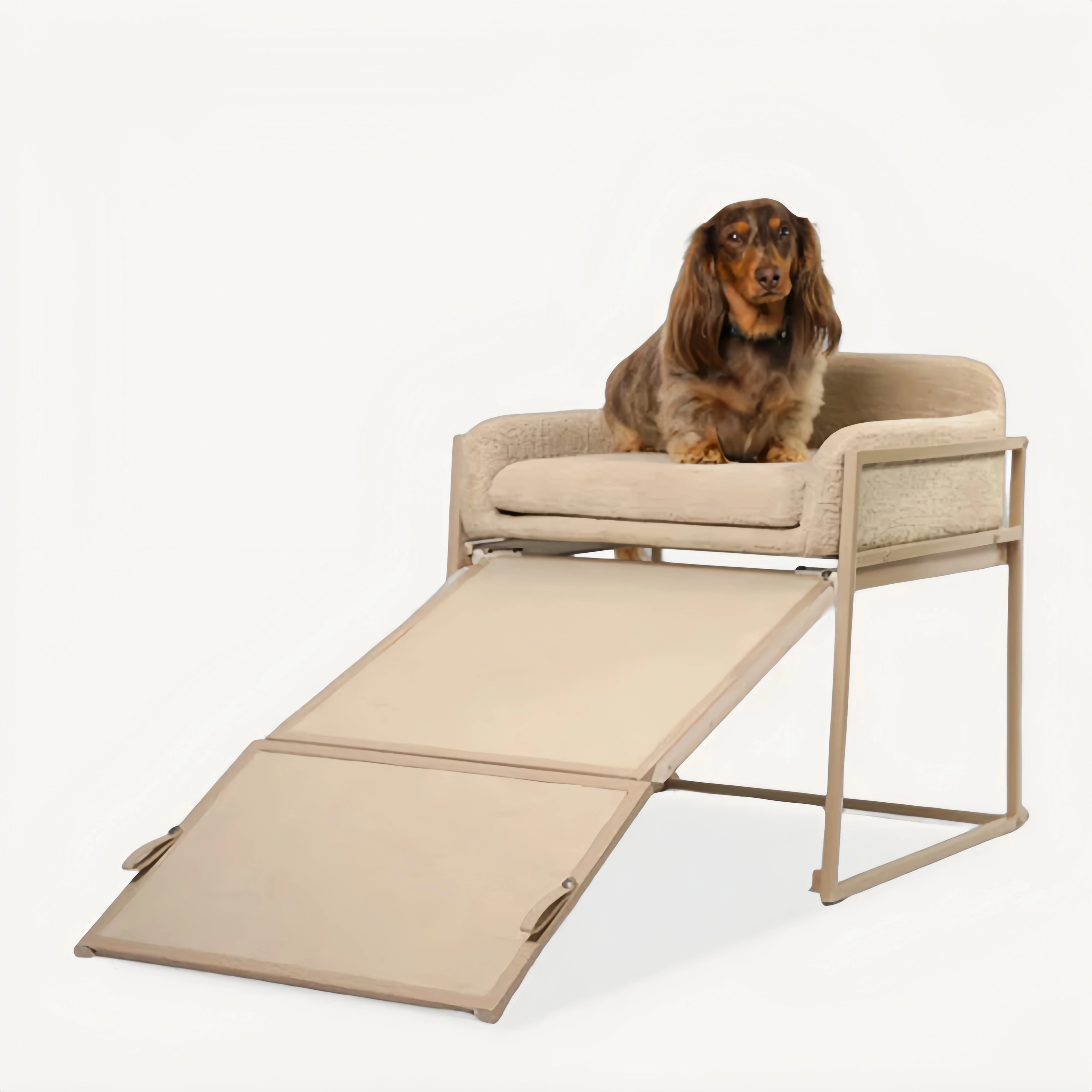 Pet Office Chair with Built-In Ramp – Joint-Friendly Elevated Comfort