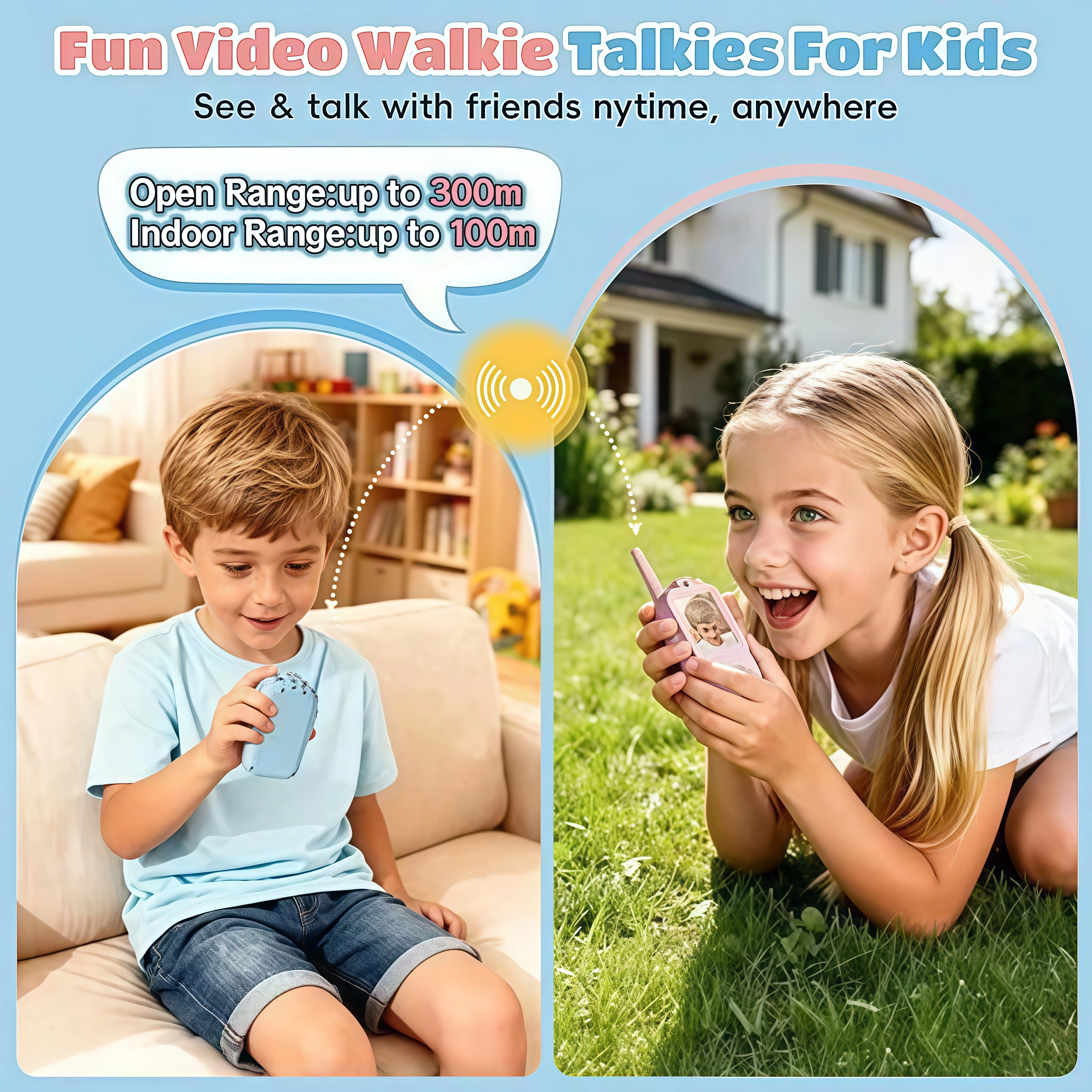 Children's video walkie-talkie