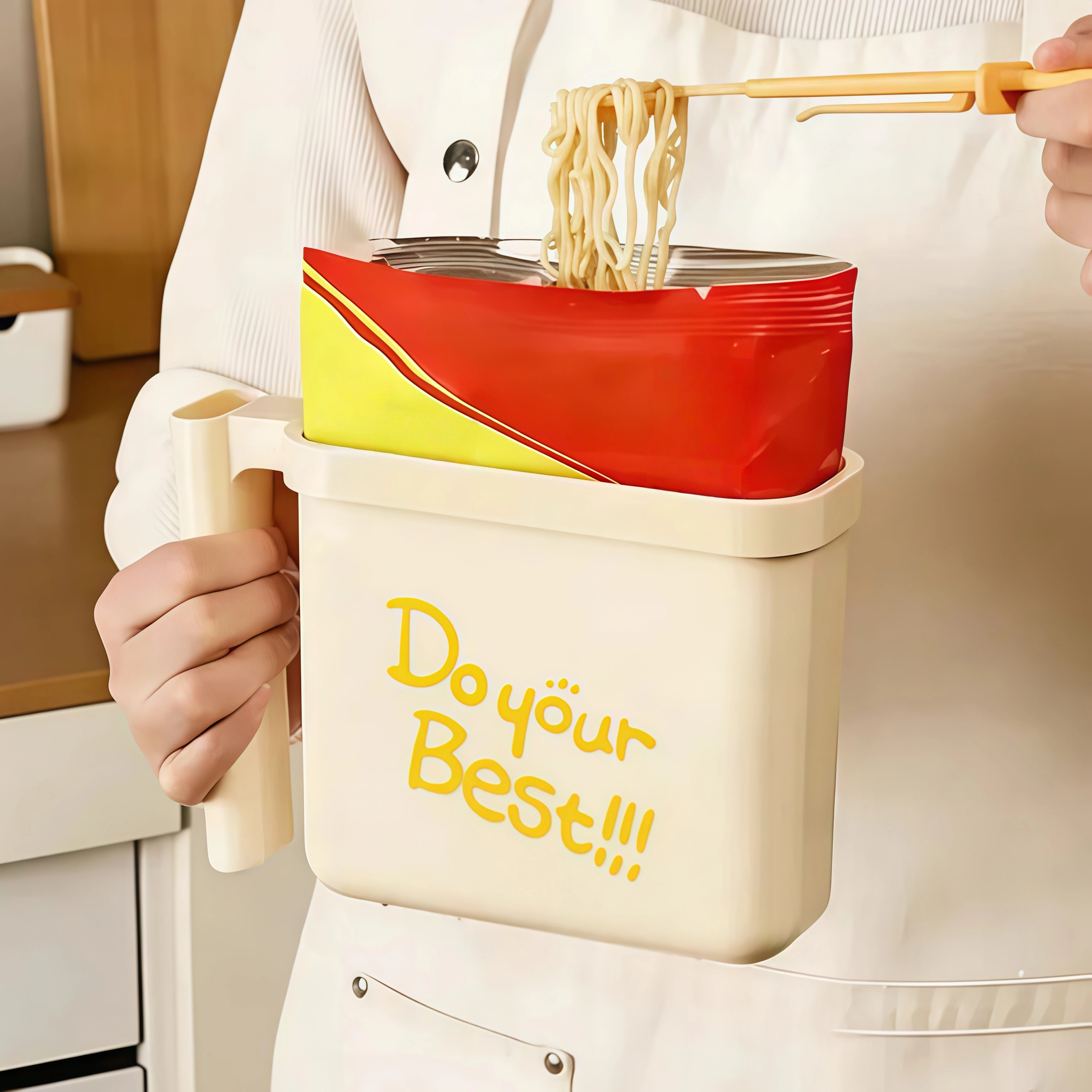 Funny Instant Noodle Bowl