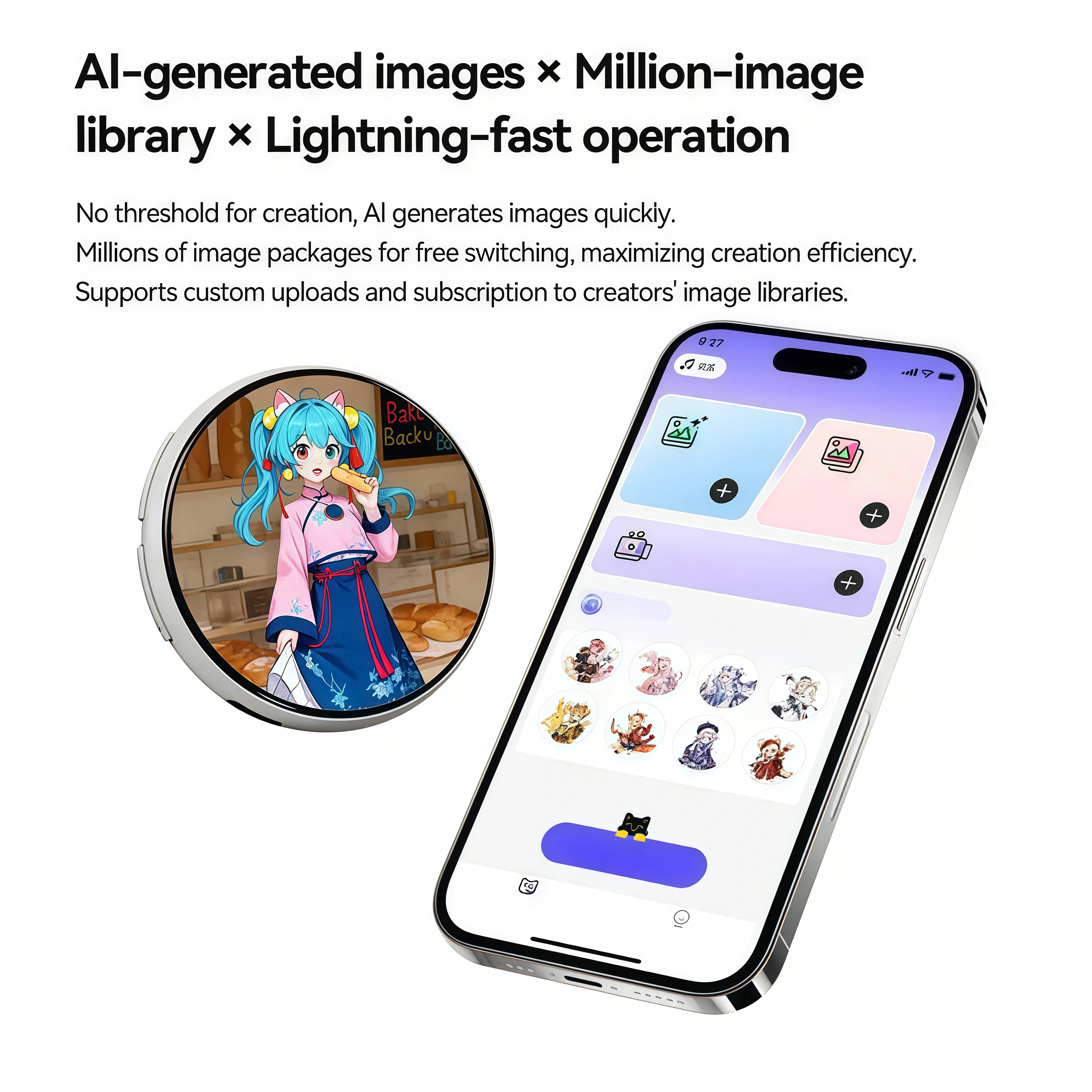 Digital Display Badge – Customizable Touchscreen Pin for Photos, GIFs, and Animations