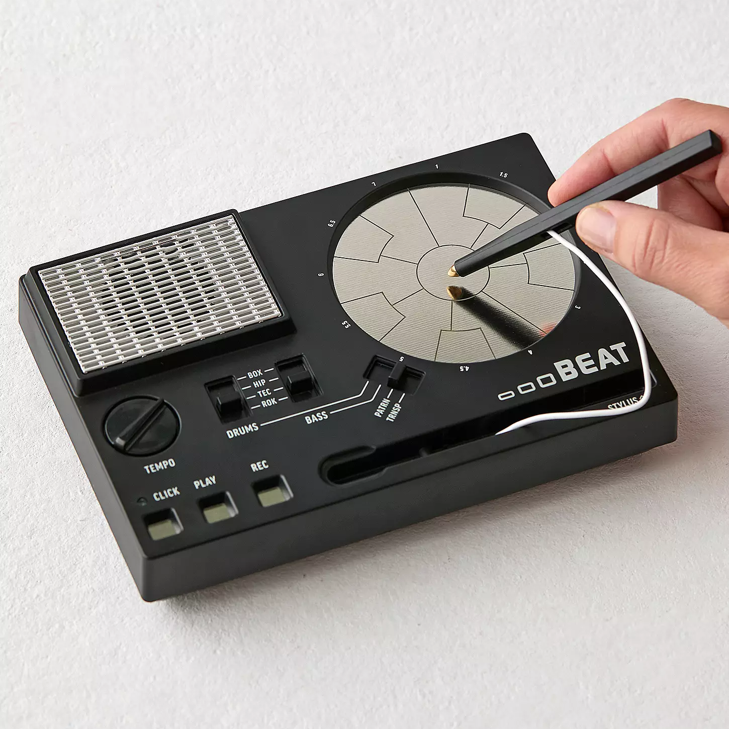 Mini Stylus Drum Machine – Create Beats Anytime with 4 Drum & Bass Sounds