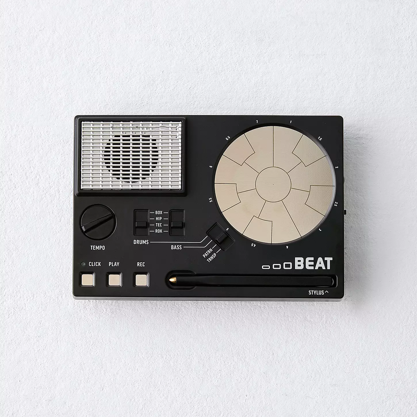 Mini Stylus Drum Machine – Create Beats Anytime with 4 Drum & Bass Sounds