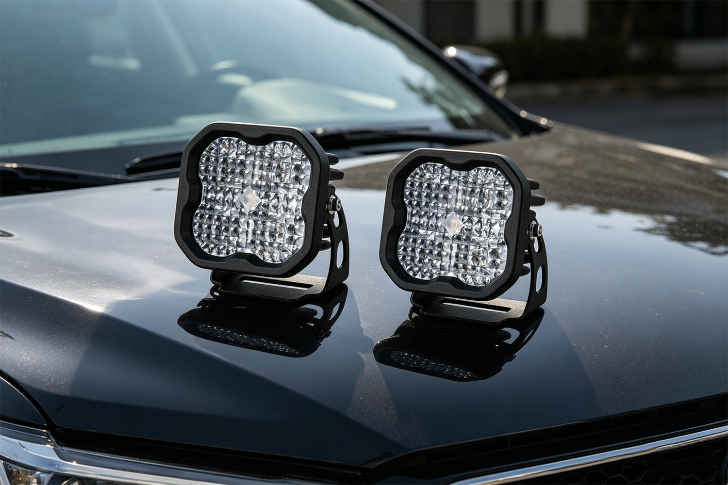 High-Performance White LED Spotlight – Bright, Wide Beam for Safer Night Driving