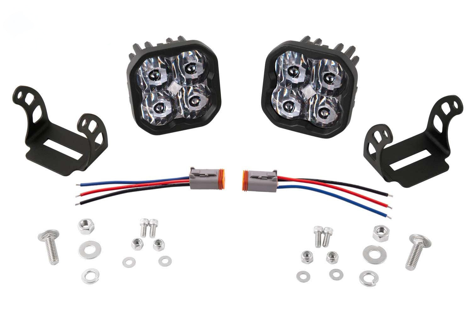 High-Performance White LED Spotlight – Bright, Wide Beam for Safer Night Driving