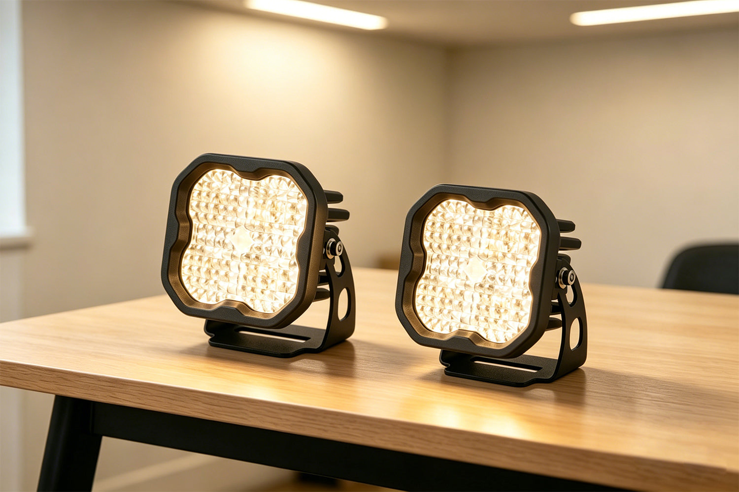 High-Performance White LED Spotlight – Bright, Wide Beam for Safer Night Driving