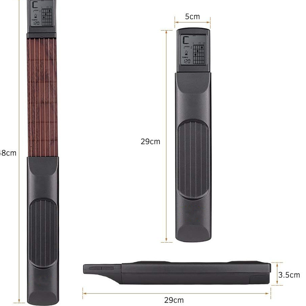 Silent Guitar Chord Trainer – Pocket-Sized Practice Tool for Beginners