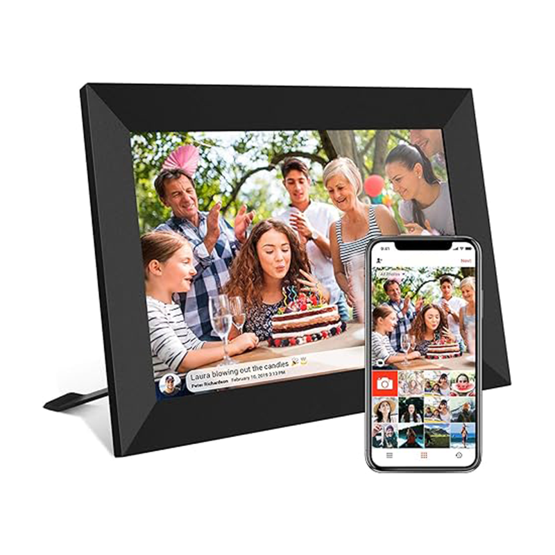 10.1-inch smart WiFi digital photo frame, 1280x800 IPS LCD touchscreen
