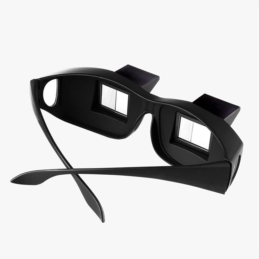 Lazy Glasses – Prism Glasses for Bed Reading and Watching TV, Adjustable for Adults and Children