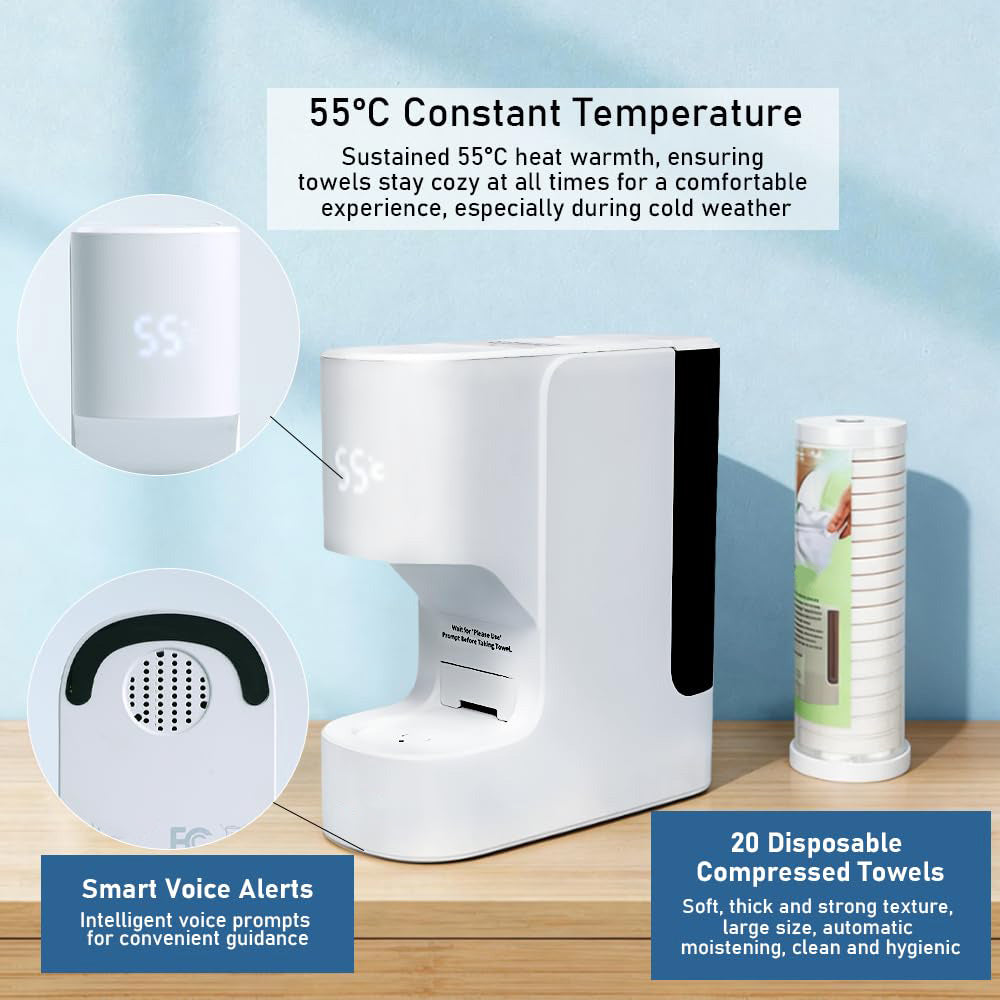 Hot Towel Dispenser – Fast Heating & Consistent 55°C Spa Experience