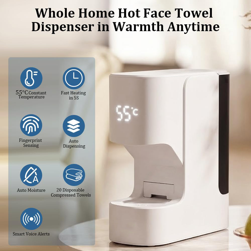 Hot Towel Dispenser – Fast Heating & Consistent 55°C Spa Experience