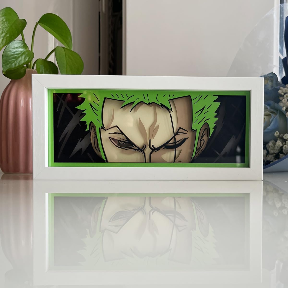 Anime Shadow Box RGB LED Light | Multicolor Paper Cut-Out Animation Light