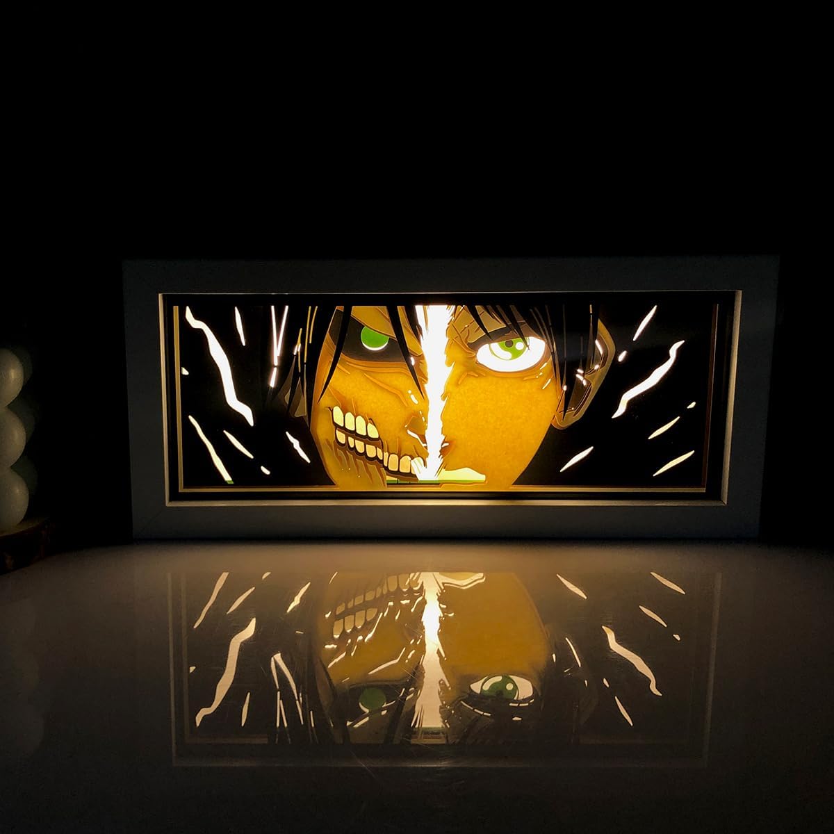 Anime Shadow Box RGB LED Light | Multicolor Paper Cut-Out Animation Light