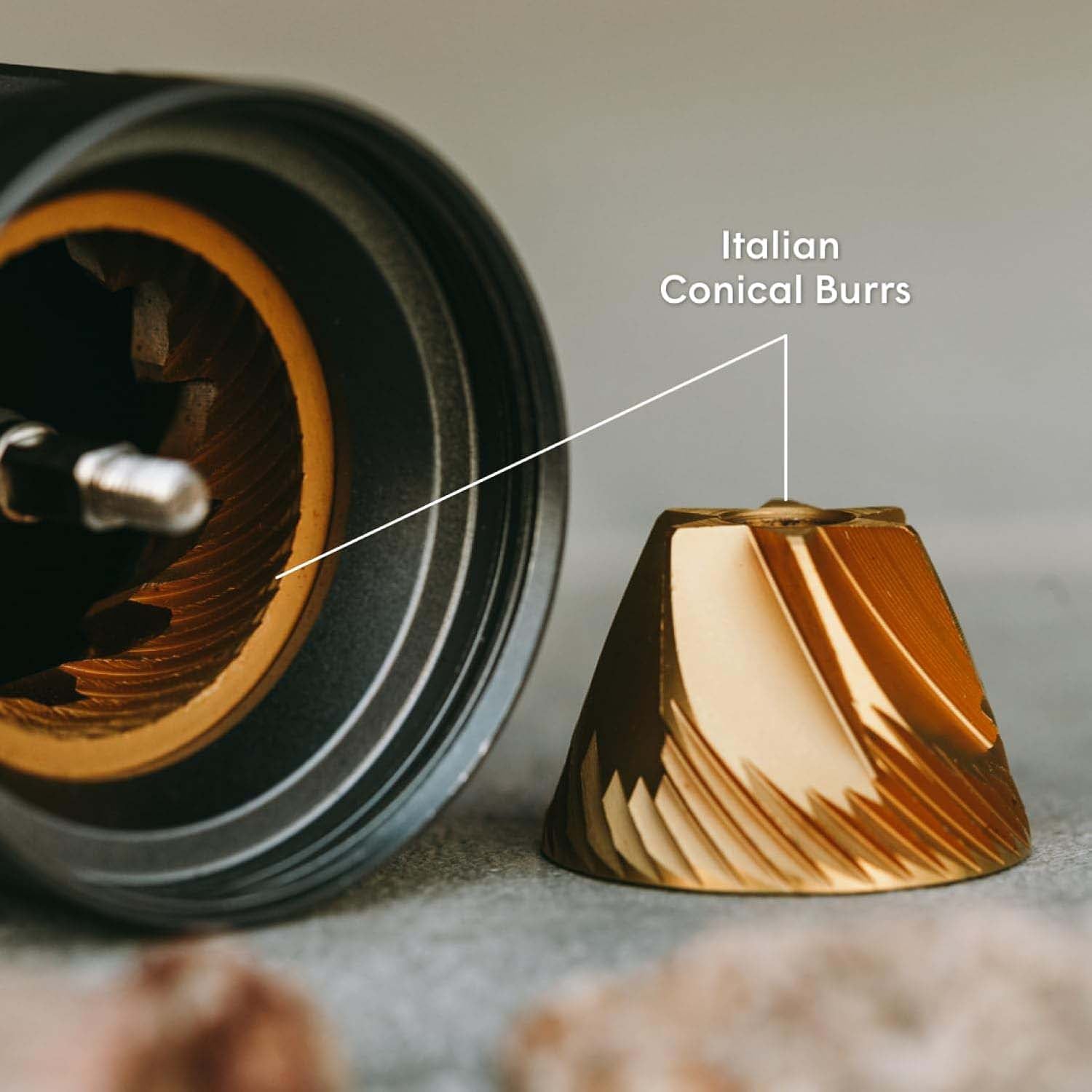 Manual Coffee Grinder – Portable Conical Burr for Fresh Coffee Anytime