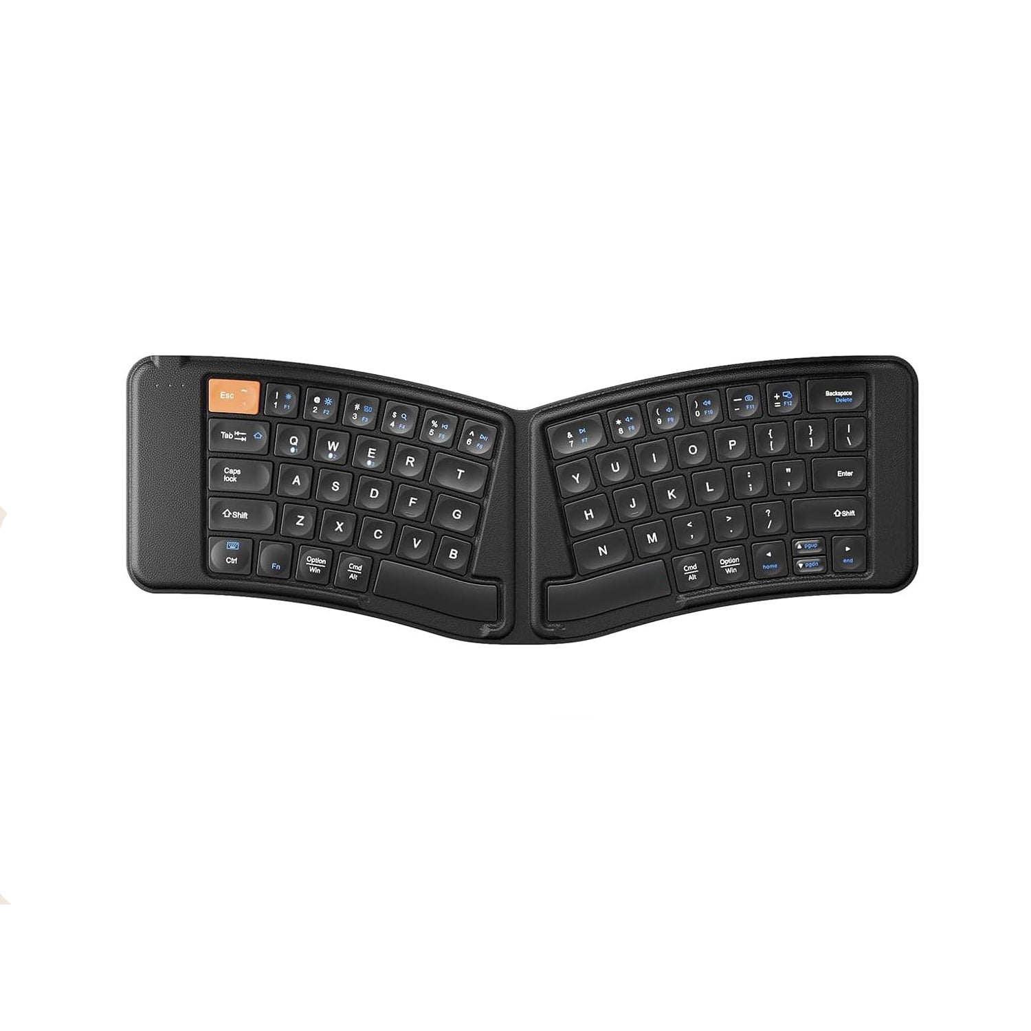 Ergonomic 360° Foldable Bluetooth Keyboard