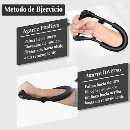 Arm strengthener - enhances hand, forearm, and grip strength