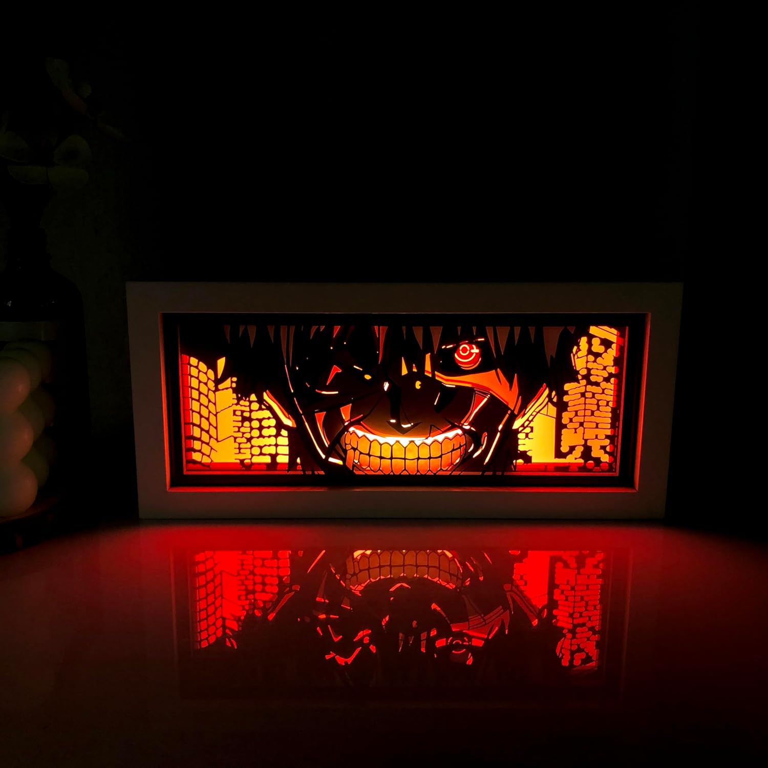 Anime Shadow Box RGB LED Light | Multicolor Paper Cut-Out Animation Light