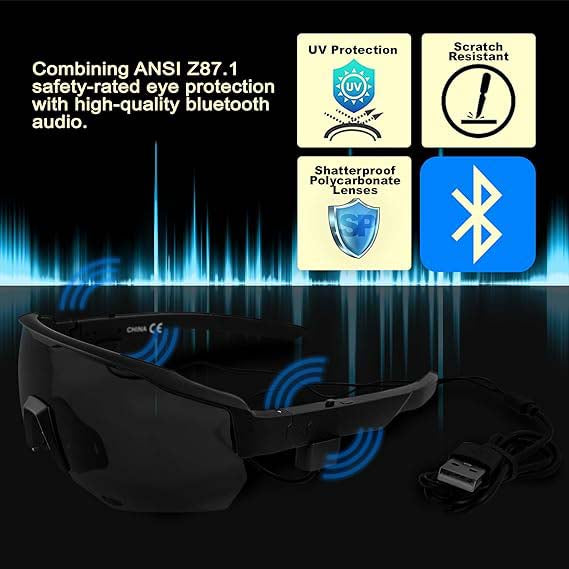 Smart Bluetooth Audio Glasses – Wireless Music & Calls in Stylish UV Sunglasses