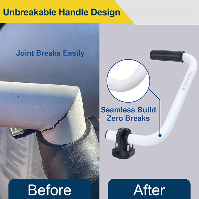 Backrest Extended Lawn Mower Handle