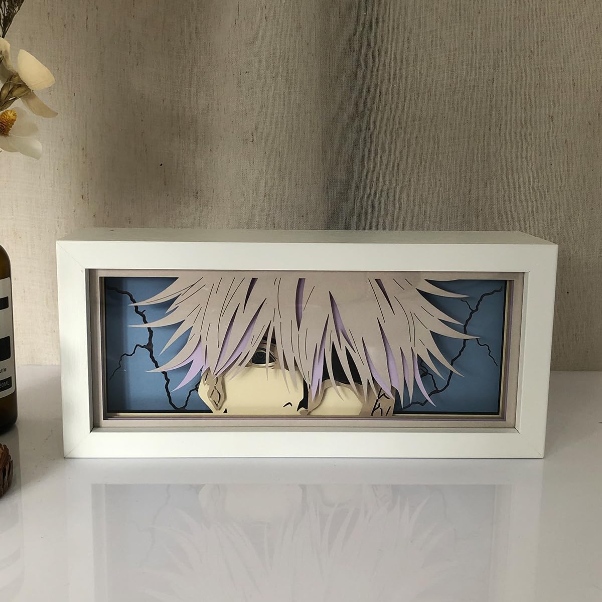 Anime Shadow Box RGB LED Light | Multicolor Paper Cut-Out Animation Light