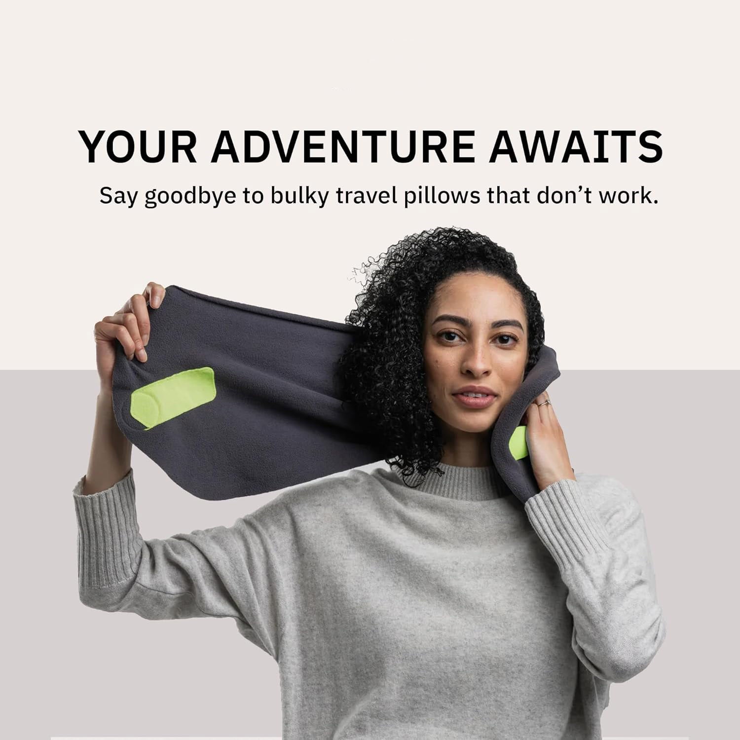 Super Soft Ergonomic Neck Support Travel Pillow