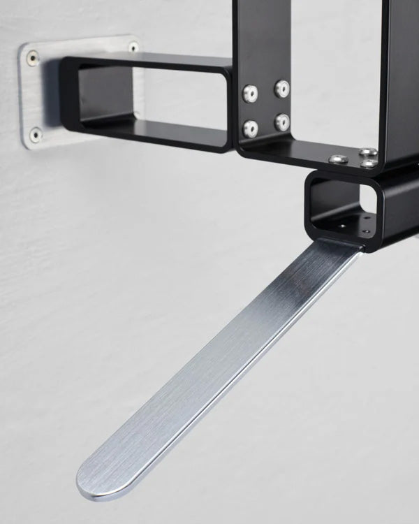 Wall-Mounted Motorcycle Equipment Rack – Space-Saving Helmet & Jacket Organizer