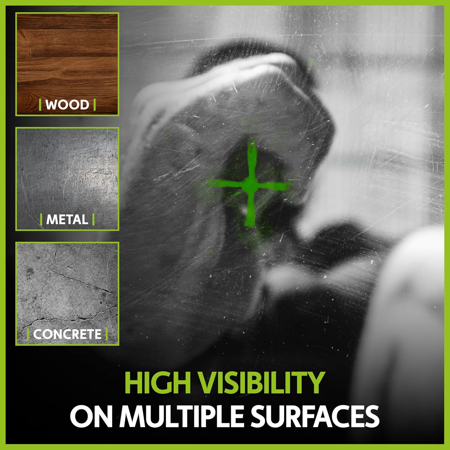 Deep Hole Chalk Marker – 100mm Range for Construction & DIY