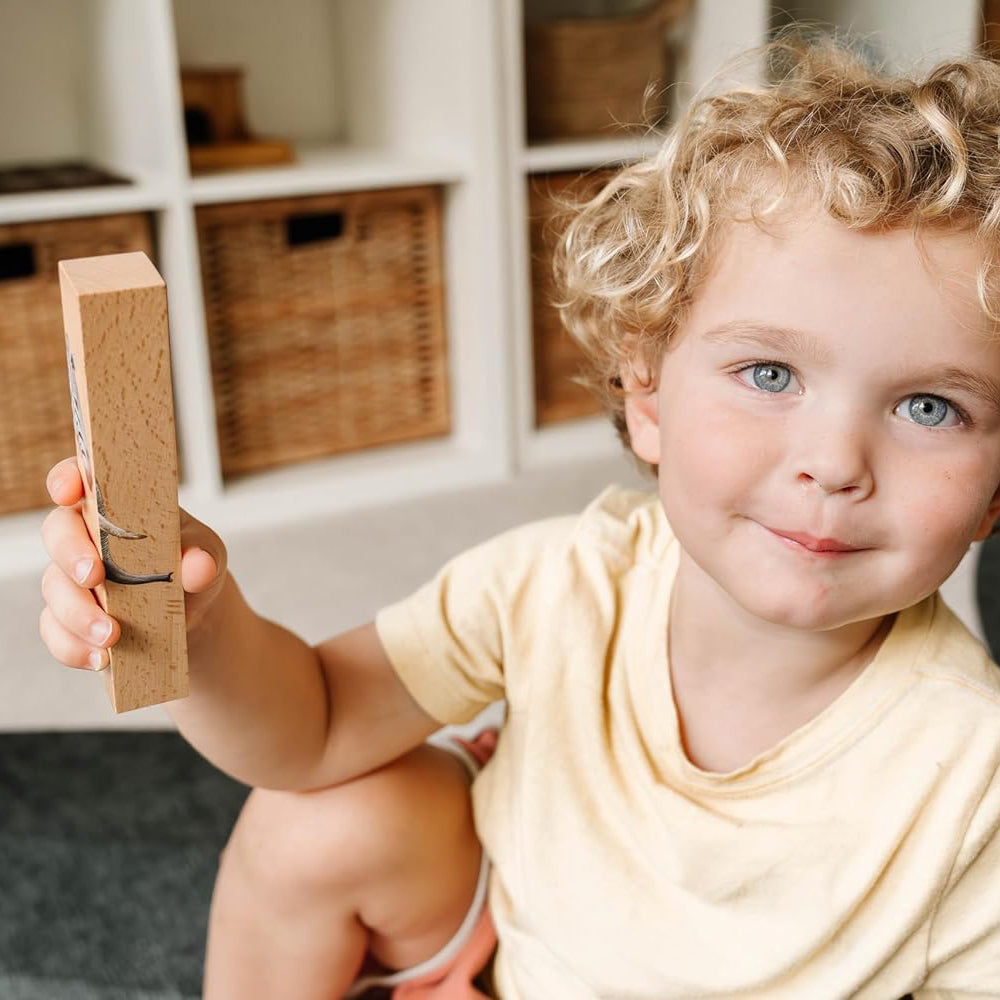 Wooden Animal Chunky Puzzles for Toddlers 2 Plus Years