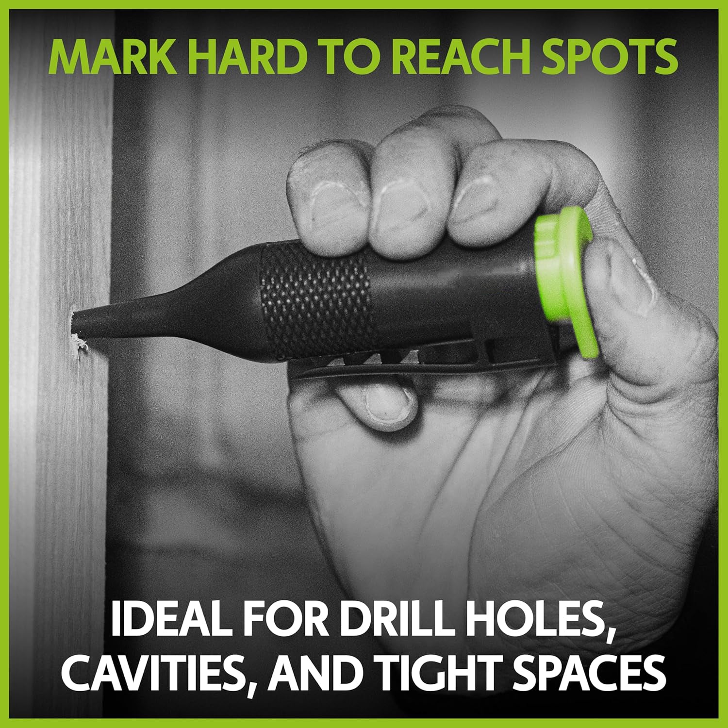 Deep Hole Chalk Marker – 100mm Range for Construction & DIY