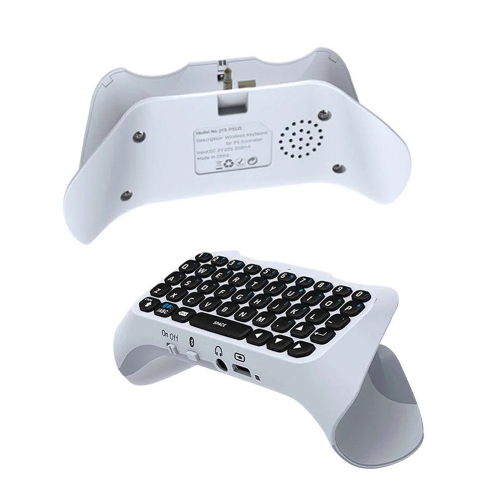 Wireless Keyboard for Controller – Bluetooth External Keyboard with Voice Chat Function