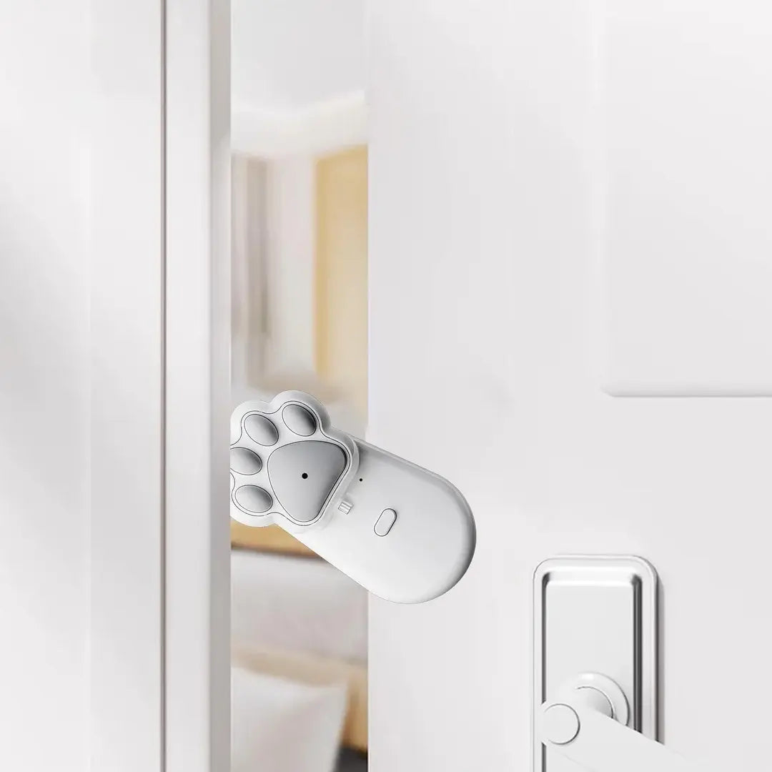 Automatic Safety Door Stoppers, Baby Finger Protection with Cute Cartoon Paw Design