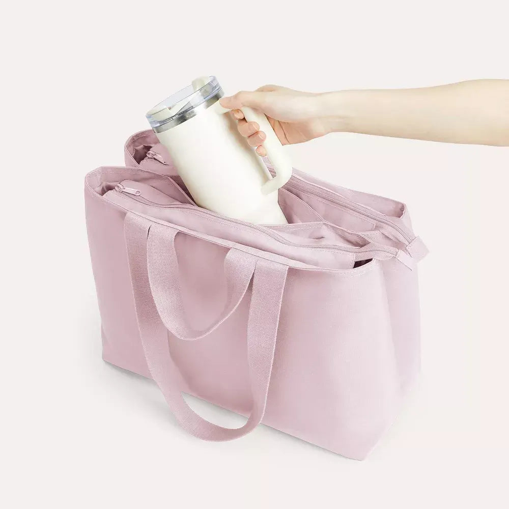 Tote Bag Laptop Tote Bag Yoga Bag – Top Handle Handbag with Yoga Mat Buckle for Sports