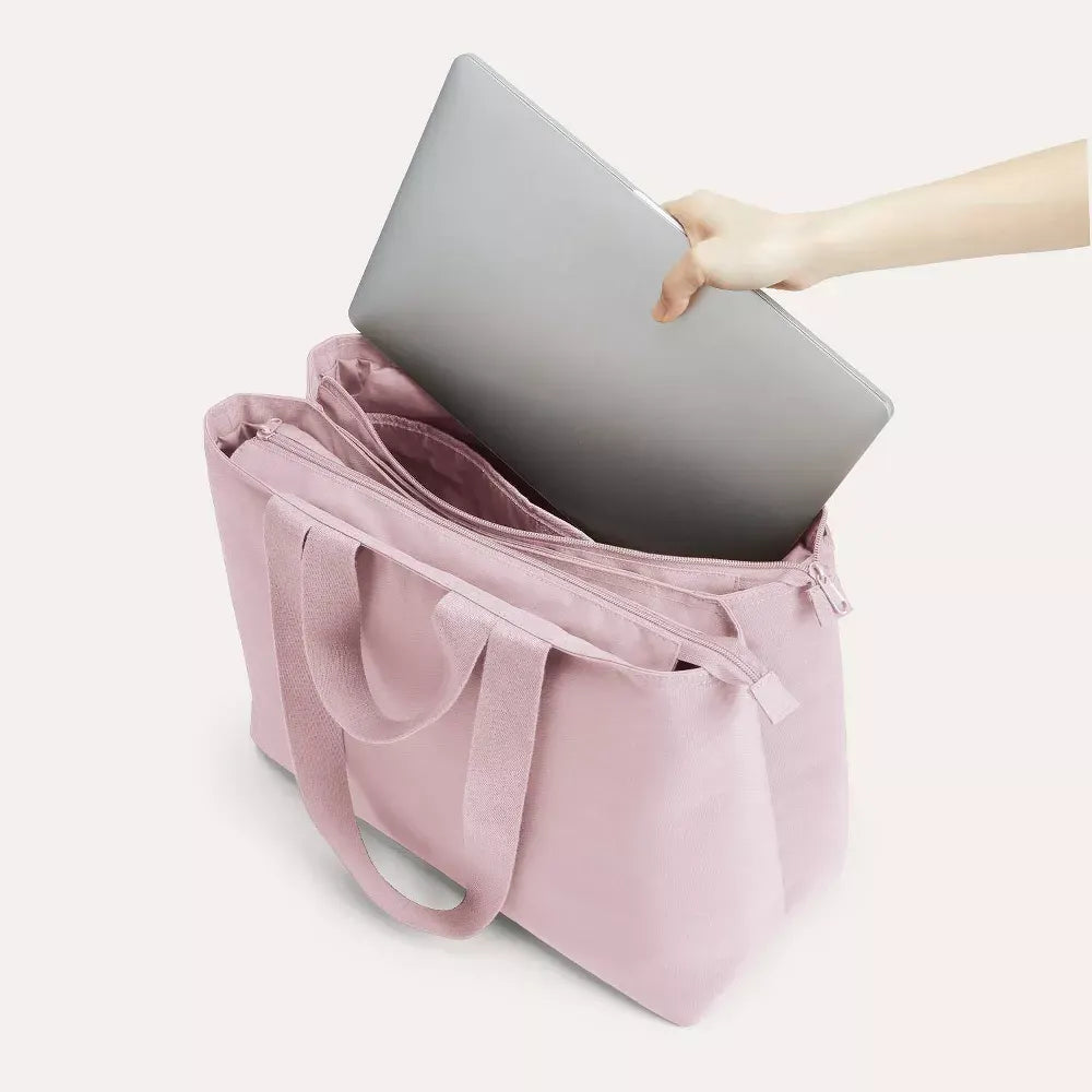 Tote Bag Laptop Tote Bag Yoga Bag – Top Handle Handbag with Yoga Mat Buckle for Sports