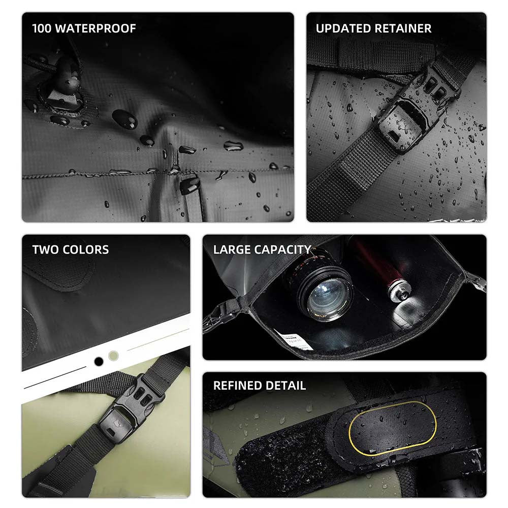 Pack More, Ride Longer，Waterproof Bicycle Tail Bag with Ample Storage Space